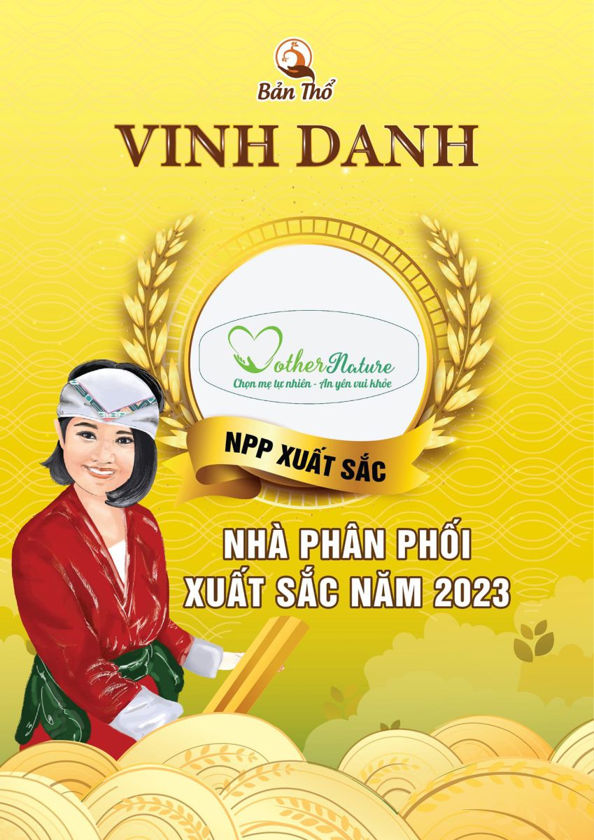 Mother Nature xuất sắc đạt danh hiệu Nhà phân phối xuất sắc nhất toàn quốc của Vườn Rừng Bản Thổ