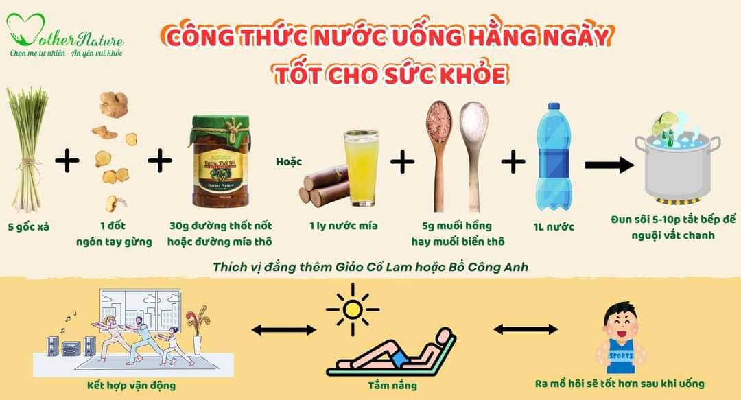 CHANH SẢ GỪNG MÍA MUÔI - CÔNG THỨC ĐƠN GIẢN CHO SỨC KHỎE