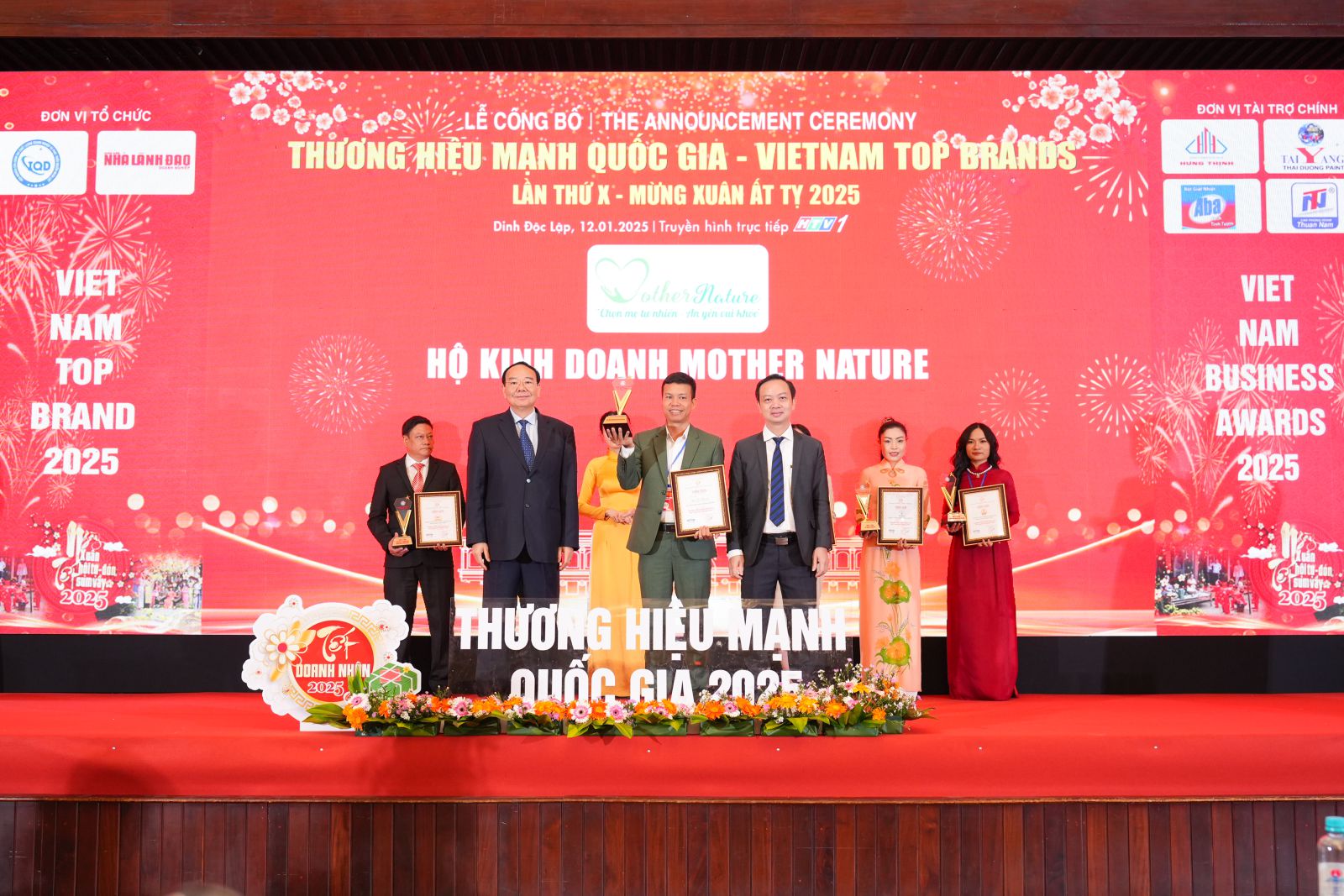 Mother Nature đạt top 12 Thương Hiệu Mạnh Quốc gia 2025